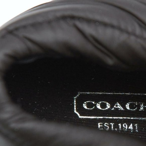 Coach Optic JOLT Art Nylon/Patent Leather Boot 5.5 - Picture 11 of 11